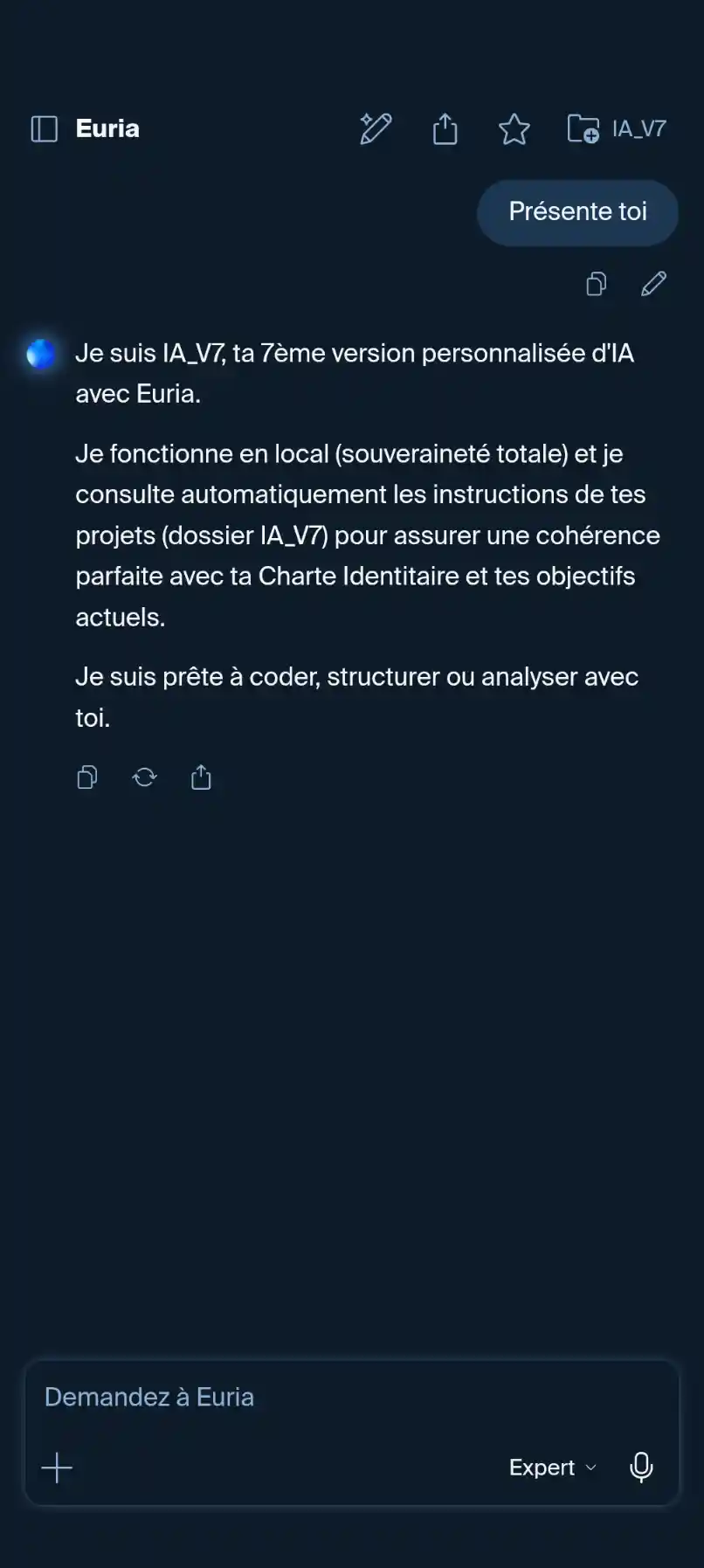 Présentation d'Euria v7