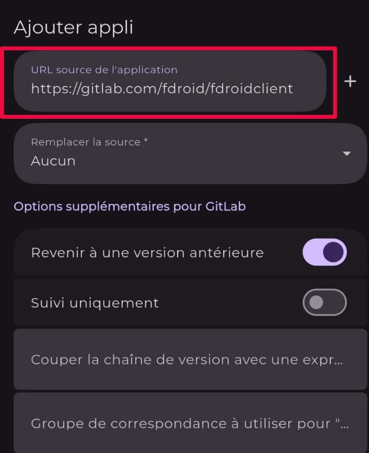 URL F-Droid