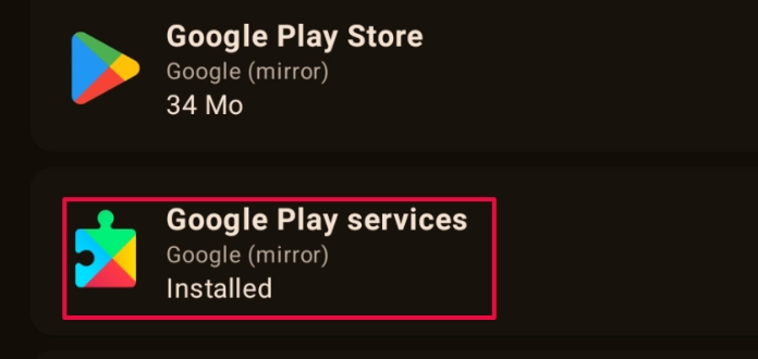Google Play services